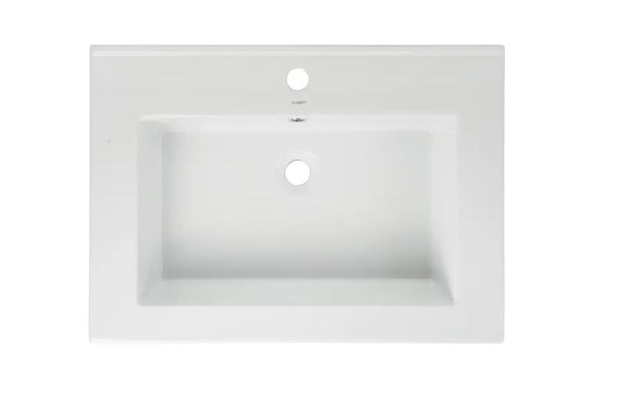 Изображение товара Раковина накладная Kirovit Оскар 65 см белая современная модель для ванной