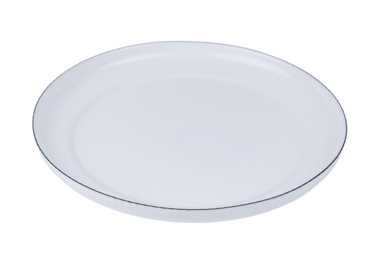 Изображение товара Тарелка мелкая Olaff из стеклокерамики белого цвета 250 мм