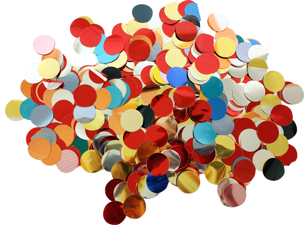 Изображение товара Пневмохлопушка HOMECLUB 30см, с крупным круглым конфетти Арт. 9203R-30