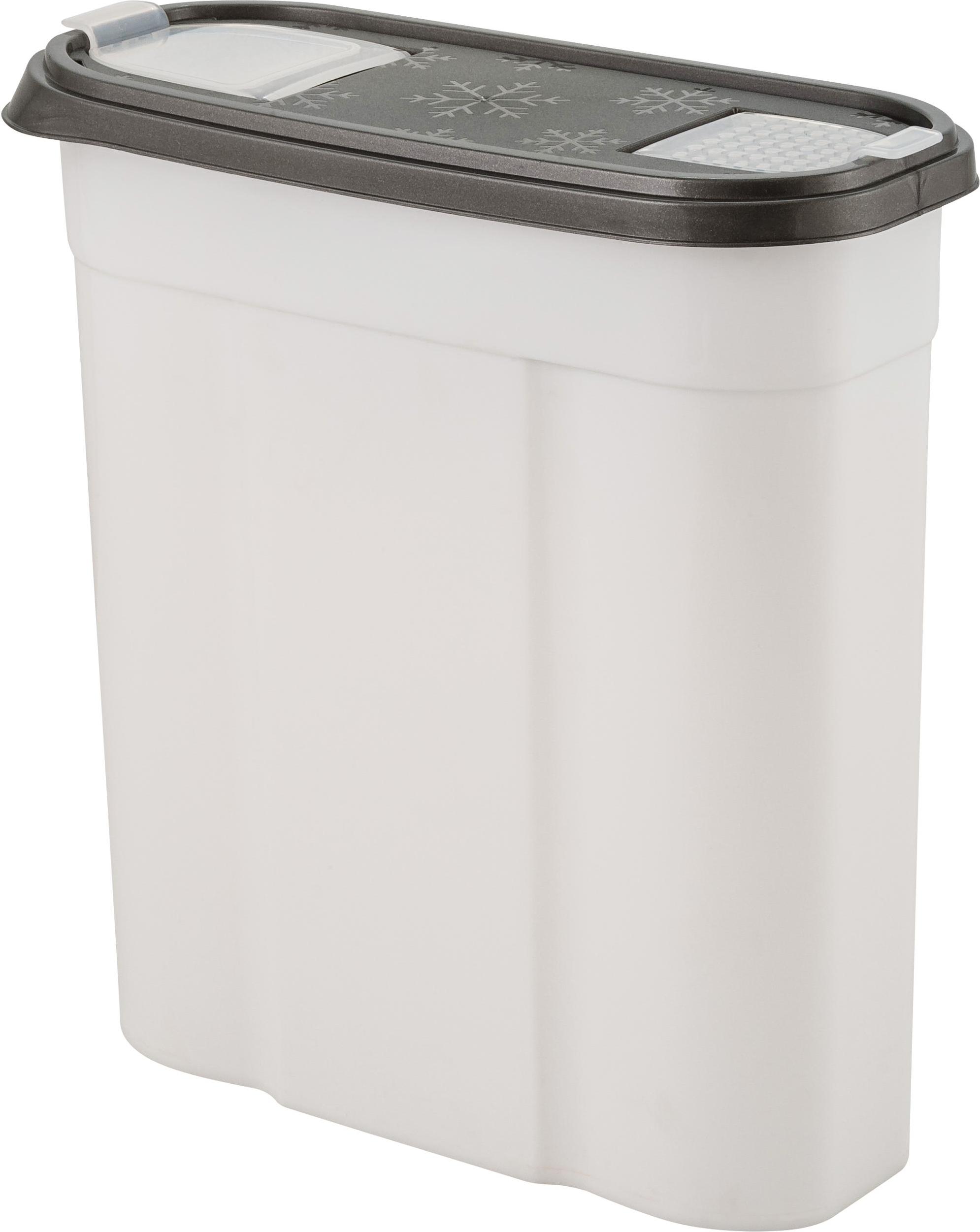 Изображение товара Контейнер для стирального порошка Step с дозатором 3 кг антрацит