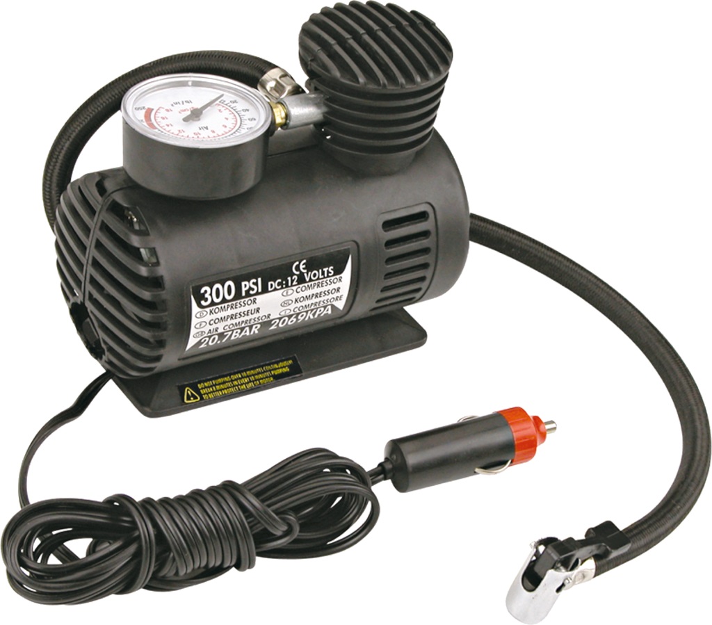 Изображение товара Компрессор поршневой автомобильный 365 ДНЕЙ X123 для накачки шин