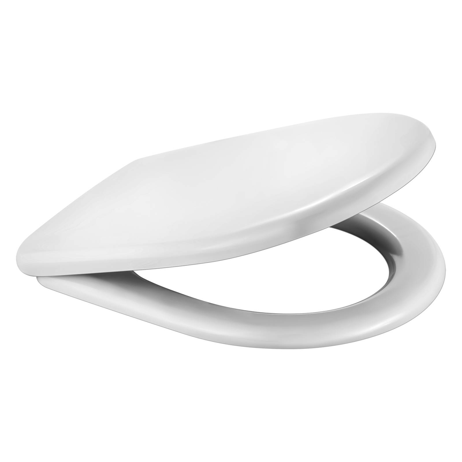 Изображение товара Сиденье для унитаза Uno A из дюропласта белое с регулировкой креплений