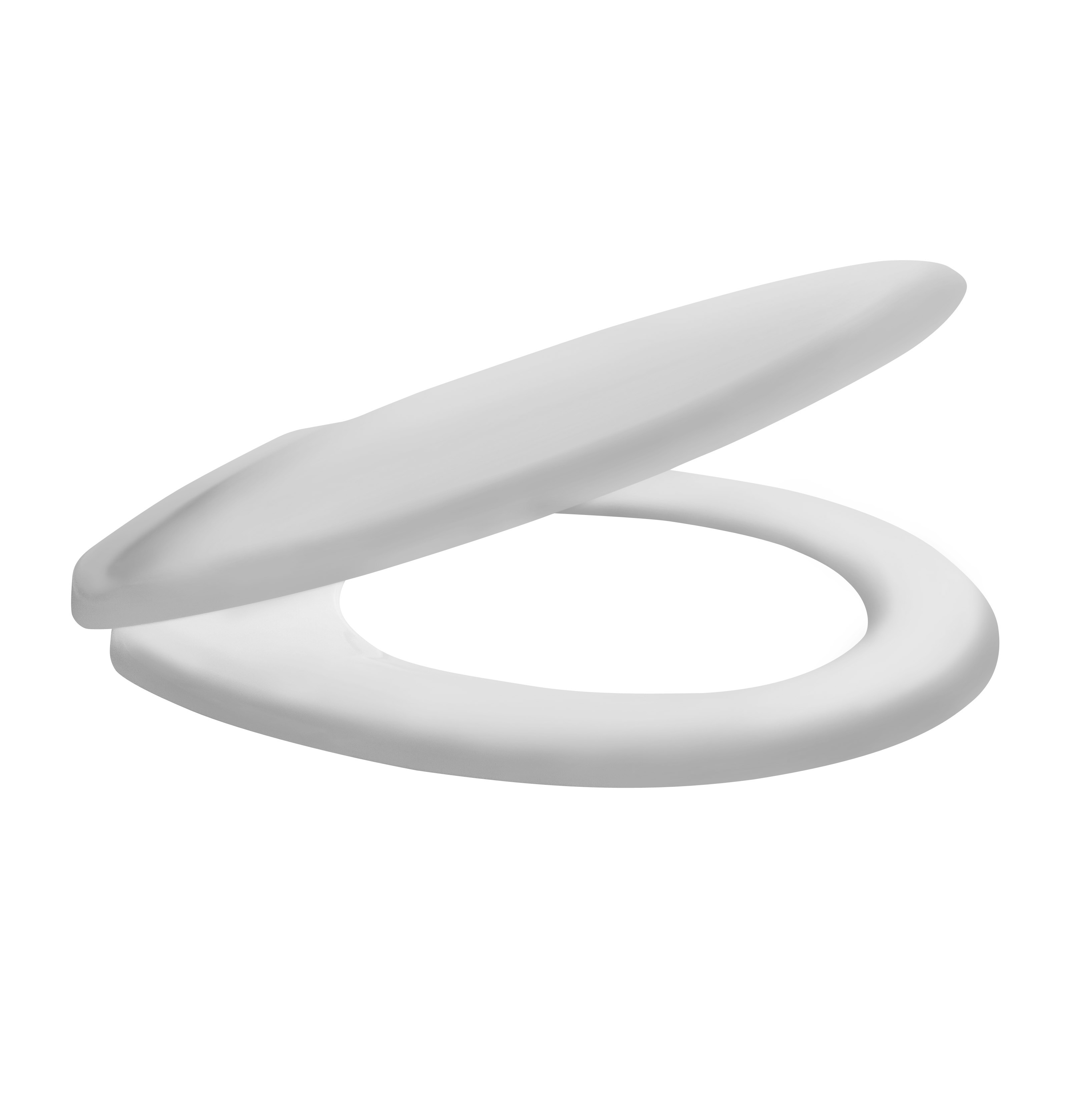 Изображение товара Сиденье для унитаза Real PP белое из полипропилена регулируемое