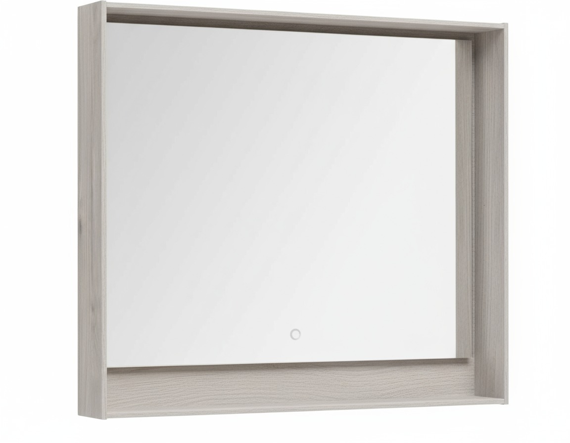 Изображение товара Зеркало-полка AQUANET Данкель (MILAN) 100 LED дуб велла