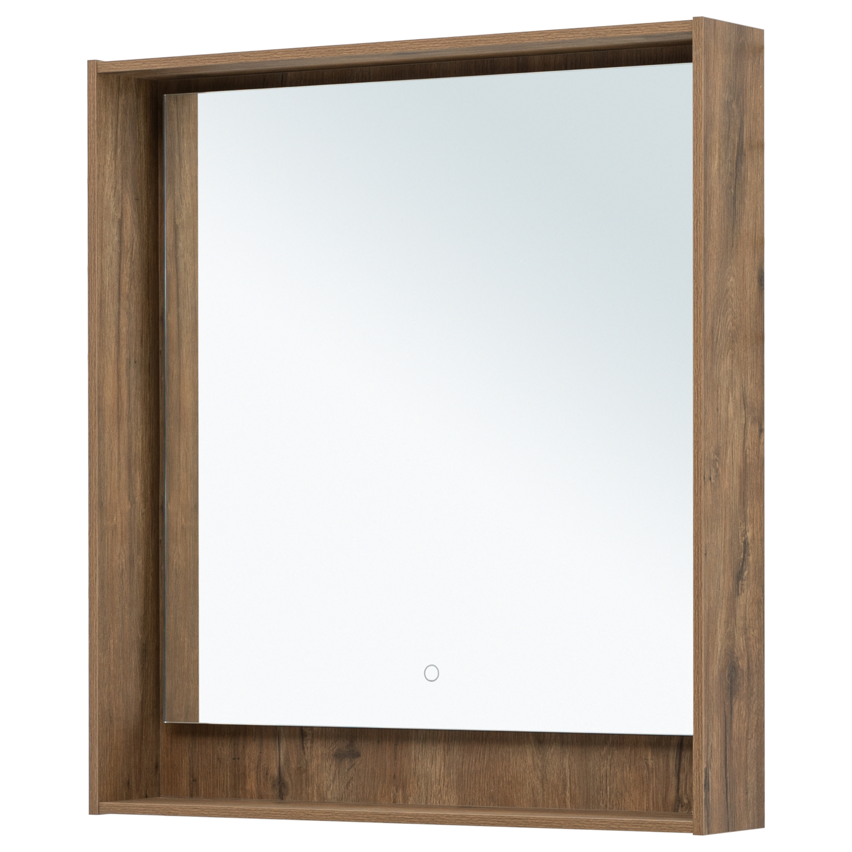 Изображение товара Зеркало-полка AQUANET Данкель MILAN 100 дуб рустикальный с LED подсветкой
