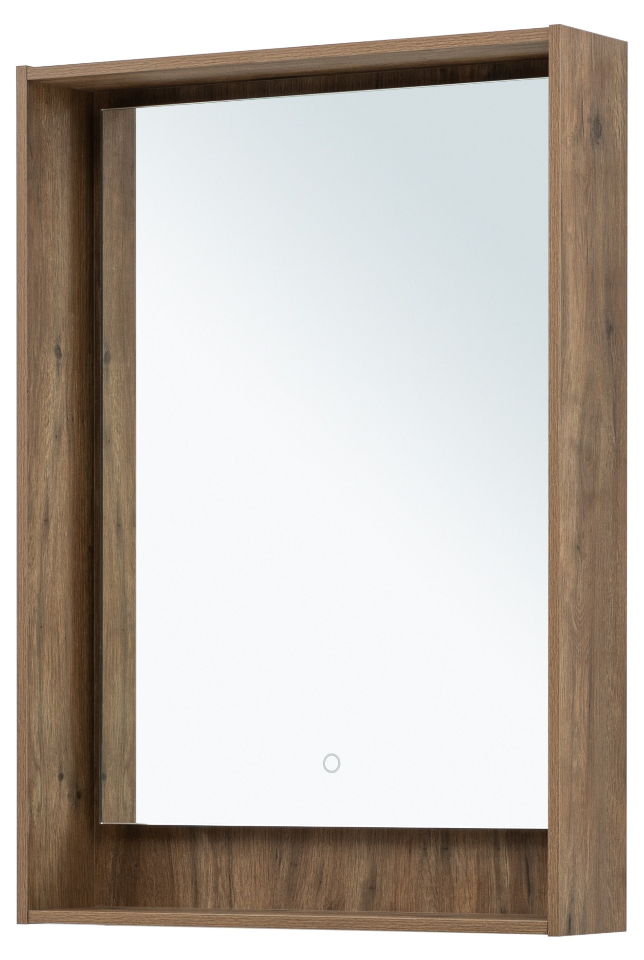Изображение товара Зеркало-полка AQUANET Данкель (MILAN) 60 LED цв. дуб рустикальный