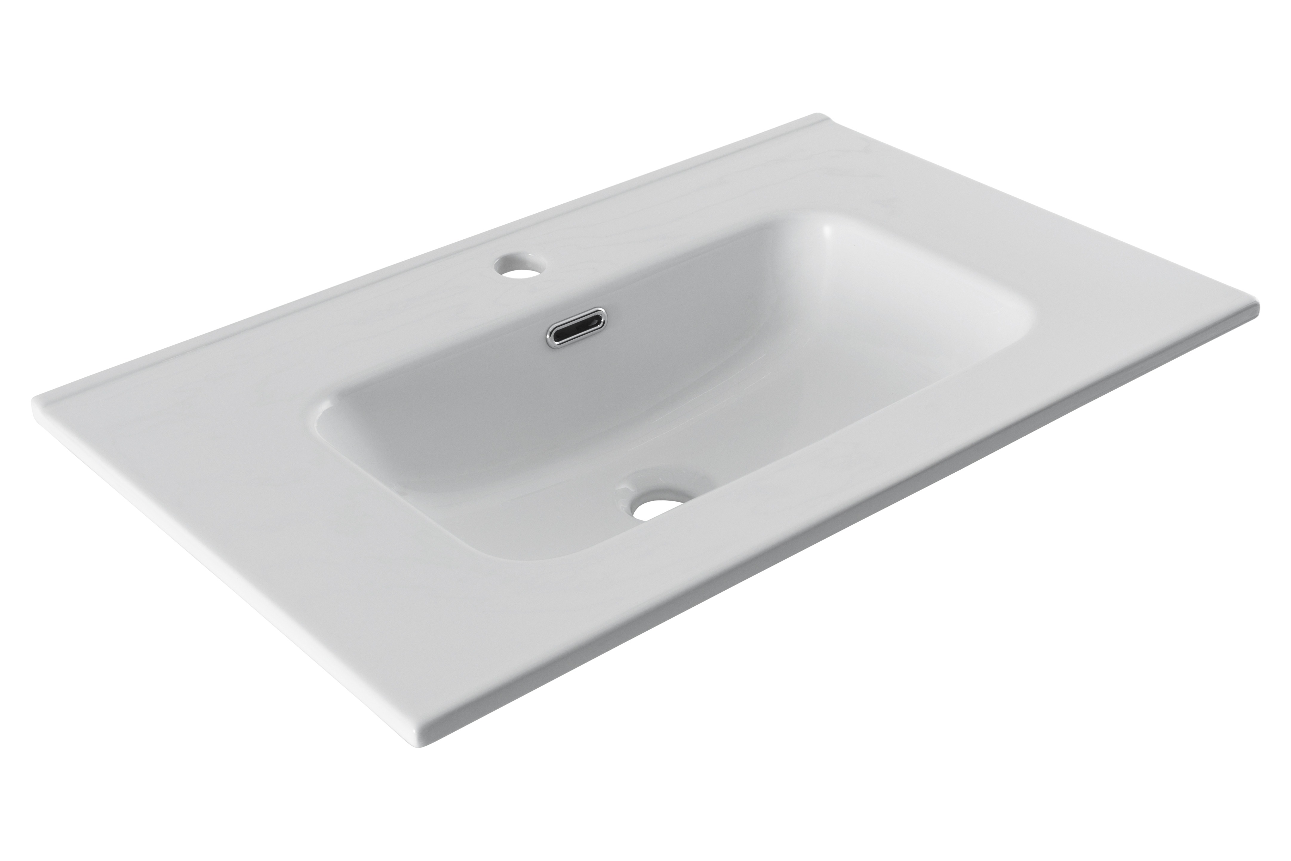 Изображение товара Раковина-столешница AQUANET Flat 70 из керамики для ванной современной стильной установки