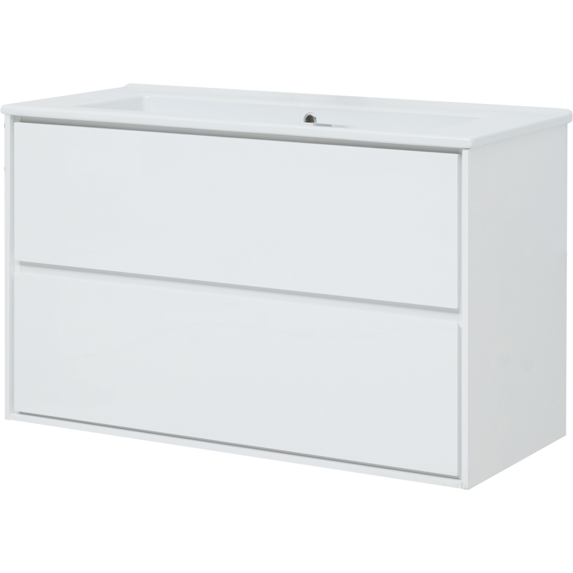 Изображение товара Подвесная тумба под раковину AQUANET Данкель 105 белый глянец