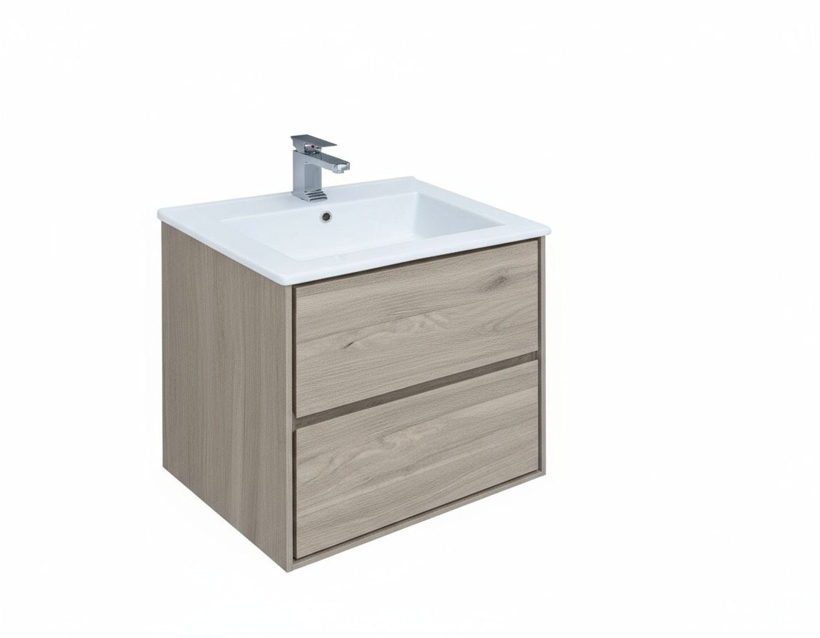 Изображение товара Подвесная тумба под раковину AQUANET Данкель 65 цвет дуб велла