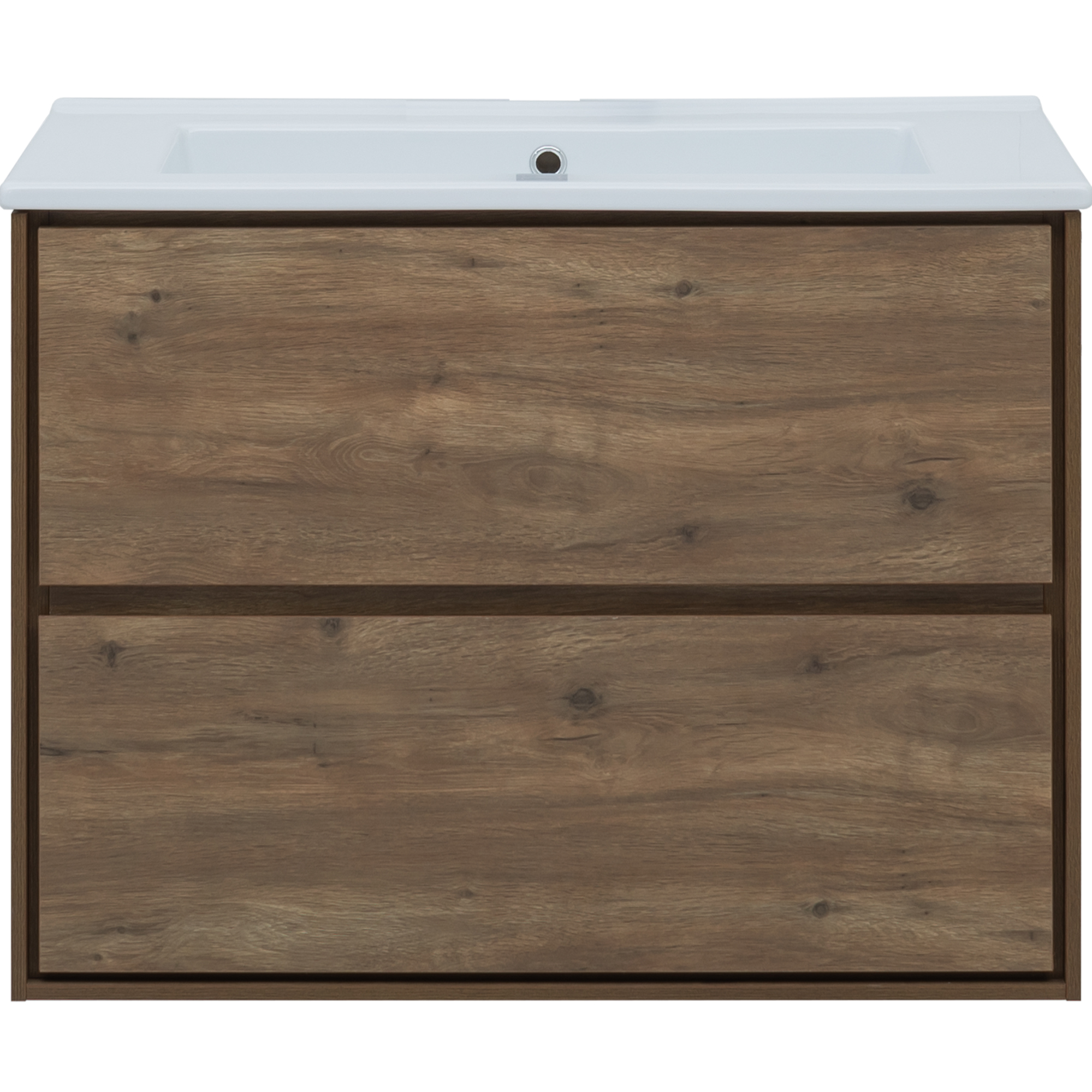 Изображение товара Подвесная тумба под раковину AQUANET Данкель 85 цвет дуб рустикальный