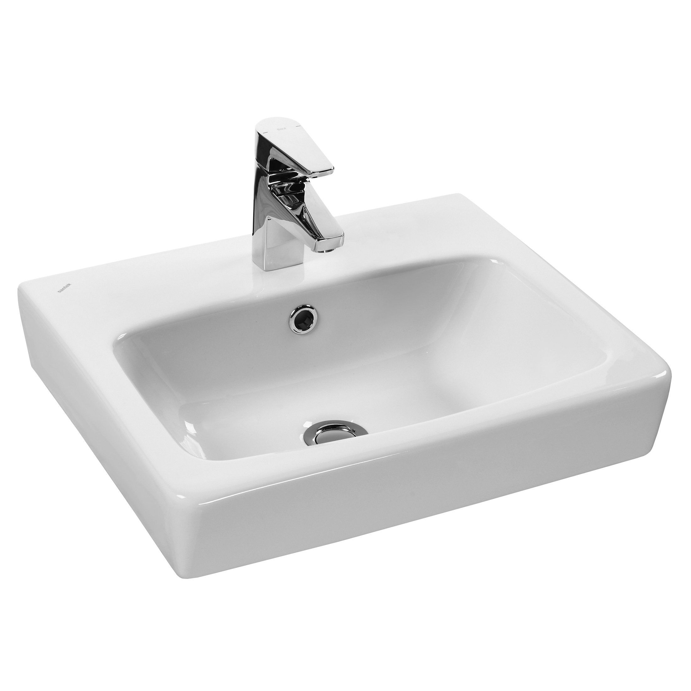 Изображение товара Подвесной умывальник Santek Нео 50 см из фарфора для ванной комнаты