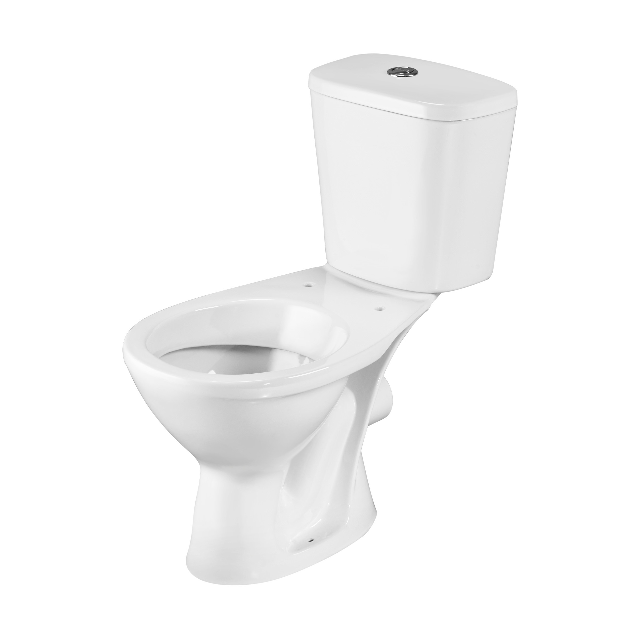 Изображение товара Унитаз-компакт SANTERI Pro белый с горизонтальным выпуском каскадный слив