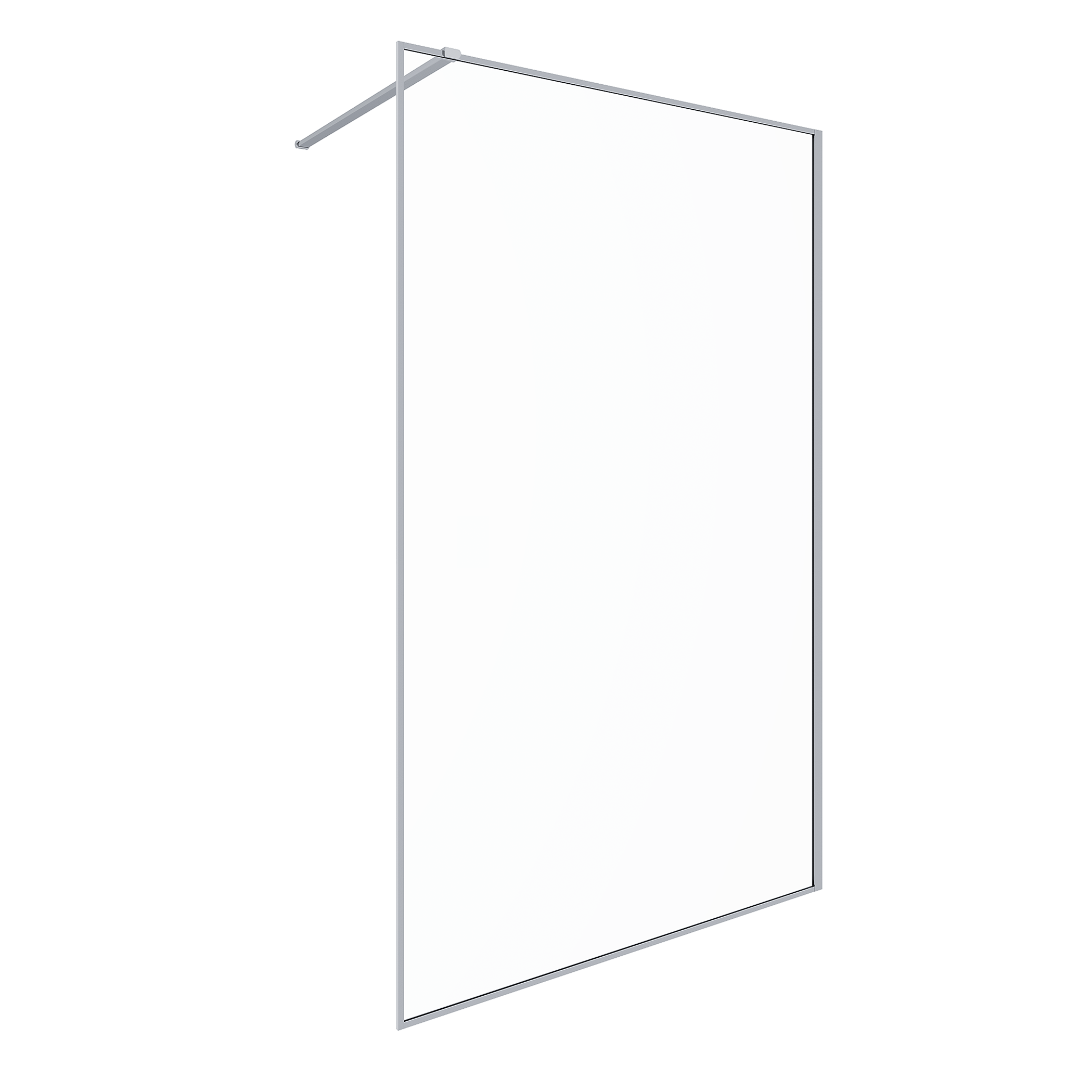 Изображение товара Душевая перегородка Walk in Leo Chrom 100х195 из закаленного стекла