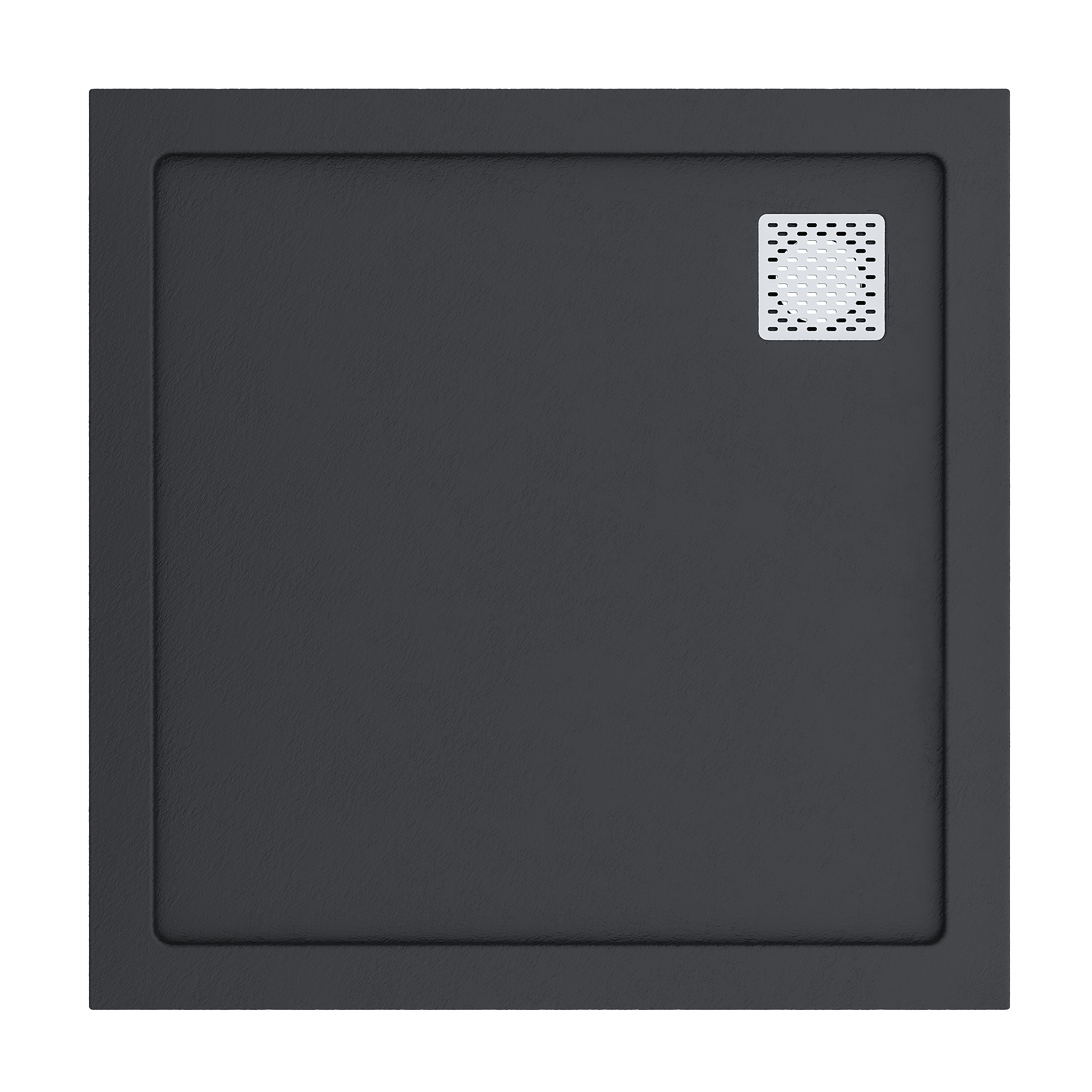 Изображение товара Поддон душевой Aquarius 100х100 стоун черный из литьевого мрамора