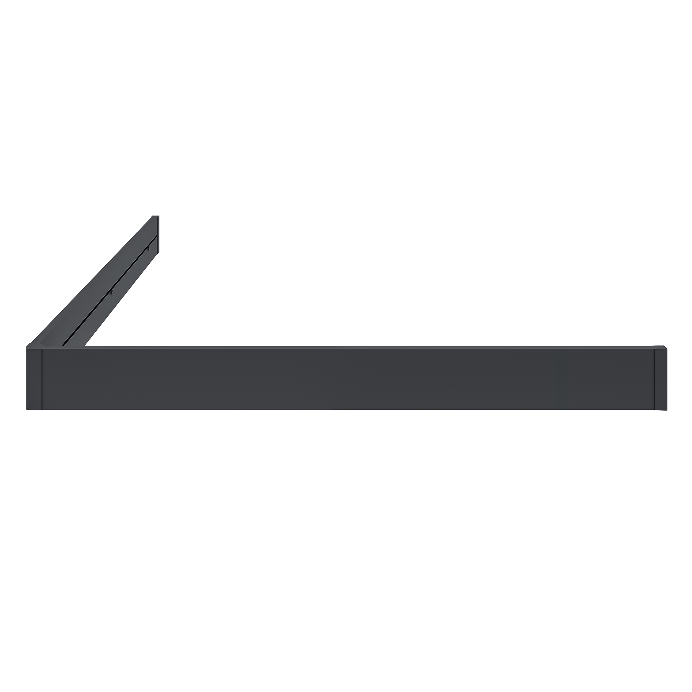 Изображение товара Экран MART для каркаса 100х100 черный для душевого поддона