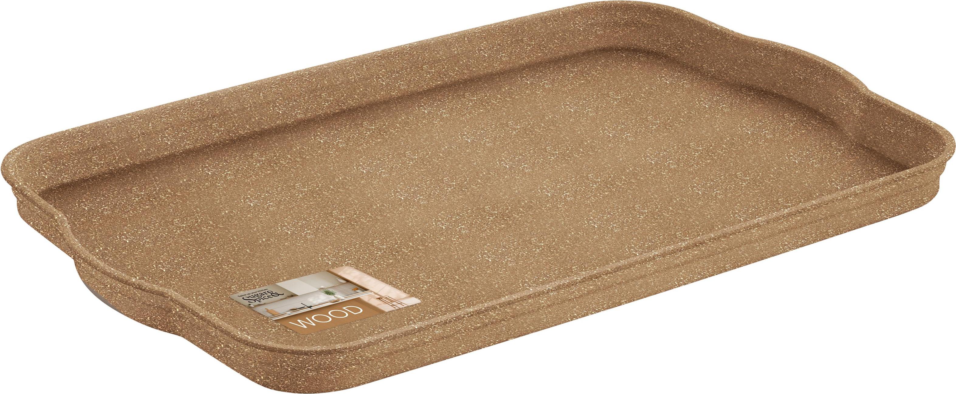 Изображение товара Поднос SUGAR&SPICE WOOD 32X21X2 см коричневый легкий прочный стильный