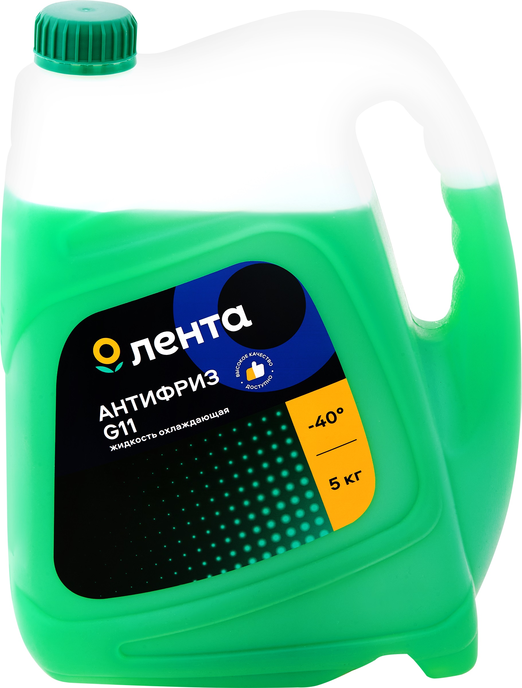Изображение товара Антифриз готовый ЛЕНТА -40, 5 кг зеленый