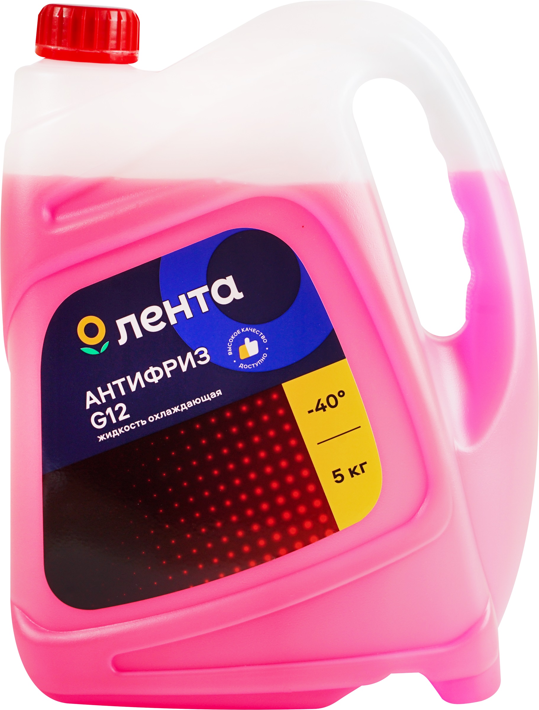 Изображение товара Антифриз готовый ЛЕНТА G12, 5 кг розовый