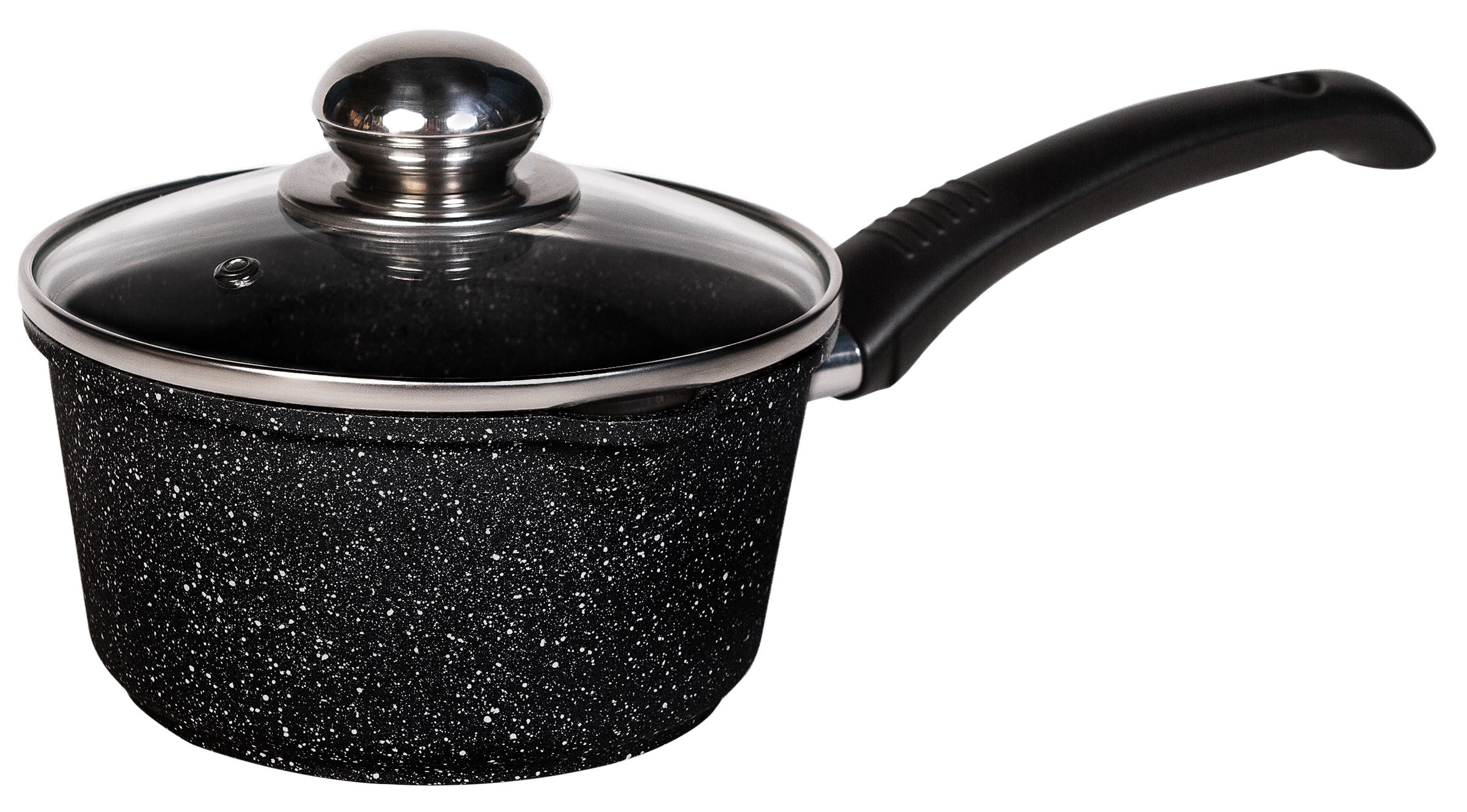 Изображение товара Ковш HOMECLUB Marble литой алюминий стеклянная крышка сливной носик 1.5л HC-1KV