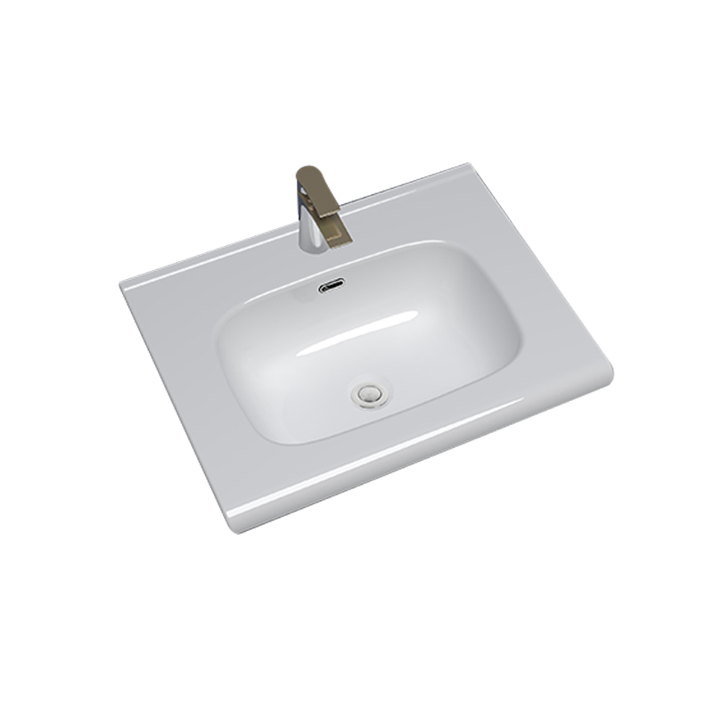 Изображение товара Раковина накладная 60 см Nabegataki Tokito из фарфора с центральным отверстием