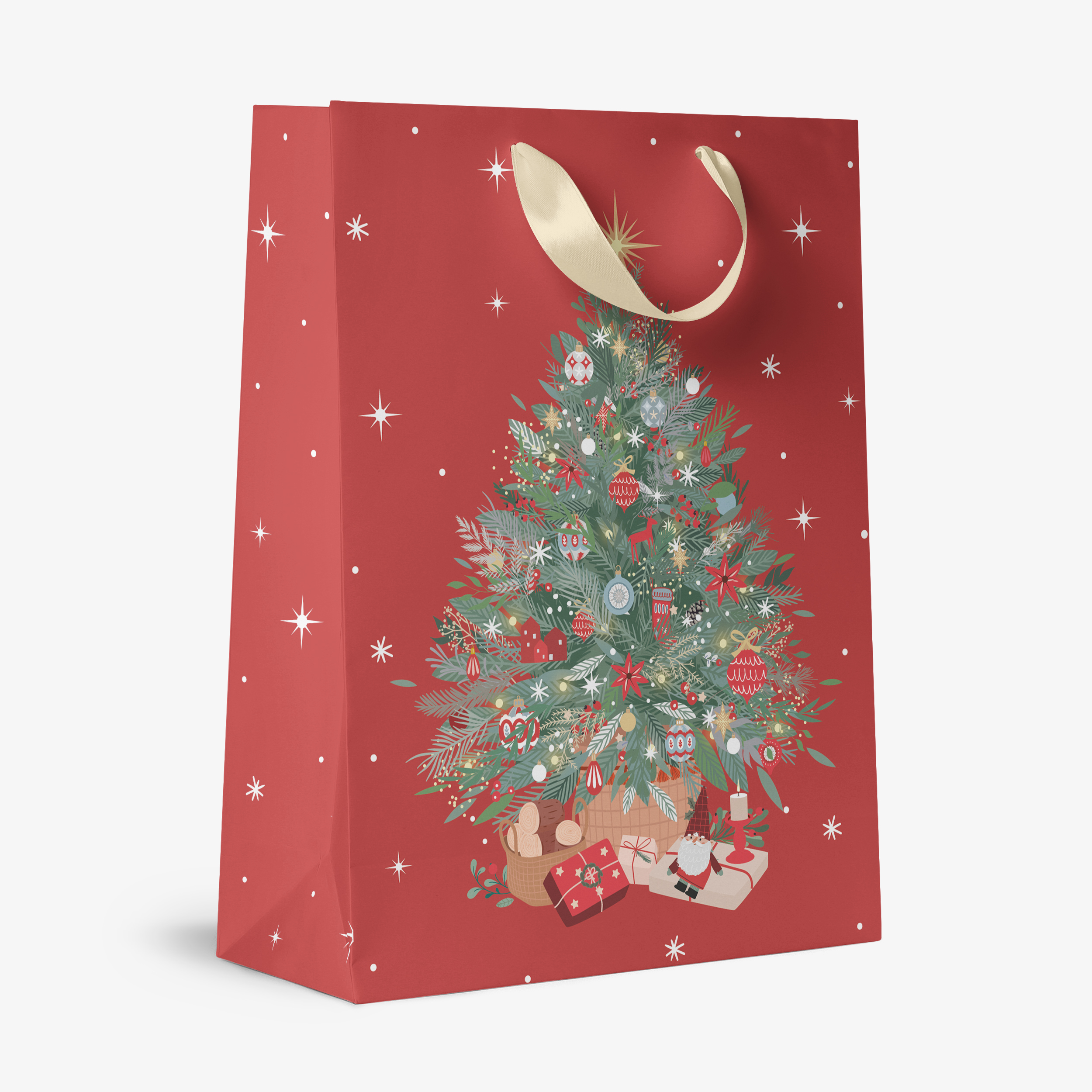 Изображение товара Пакет подарочный новогодний CITY HOME TRADE 25,5*31,5*11