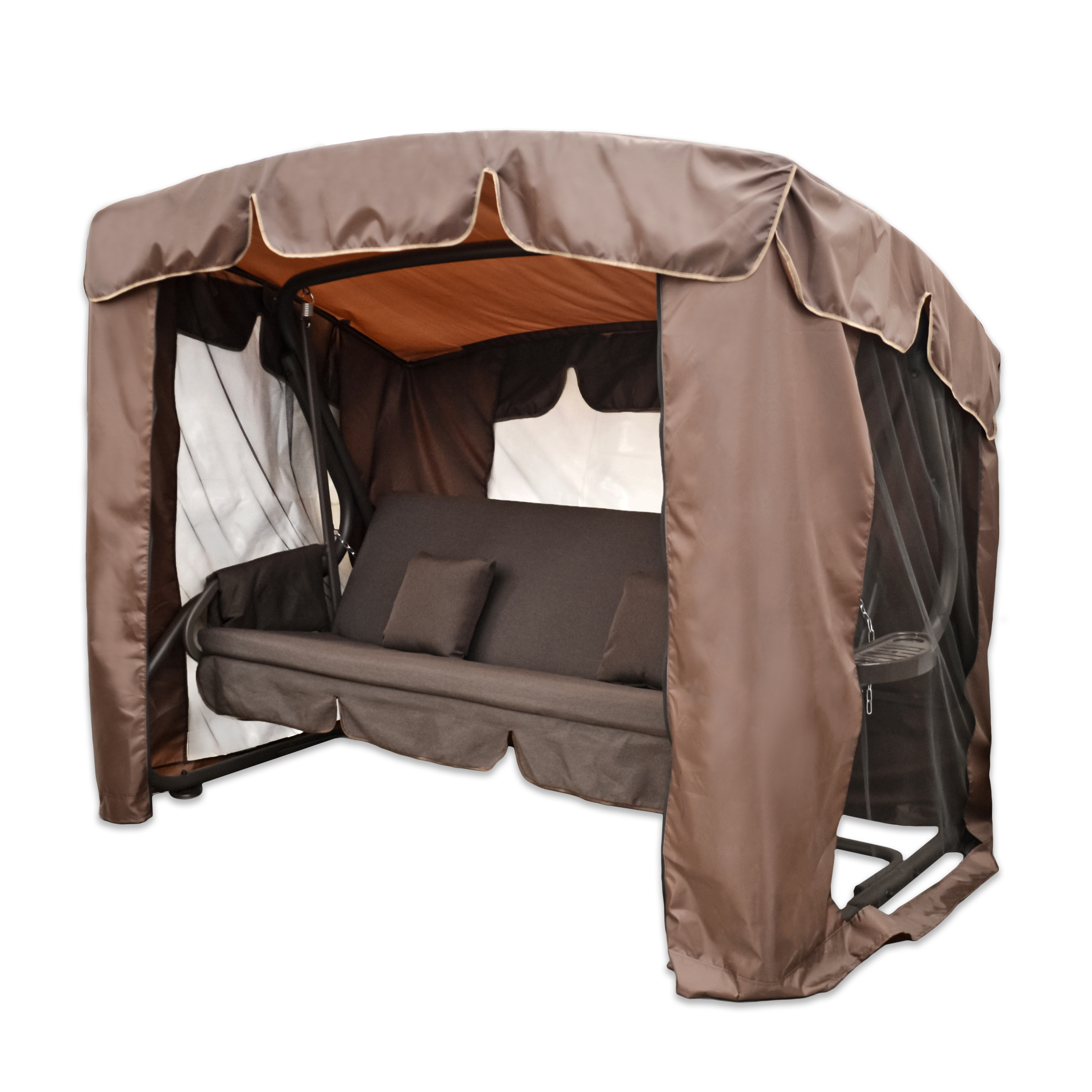 Изображение товара Садовые качели ДИВАН-КАЧЕЛИ МАЙОРКА, стильный дизайн, надежная конструкция