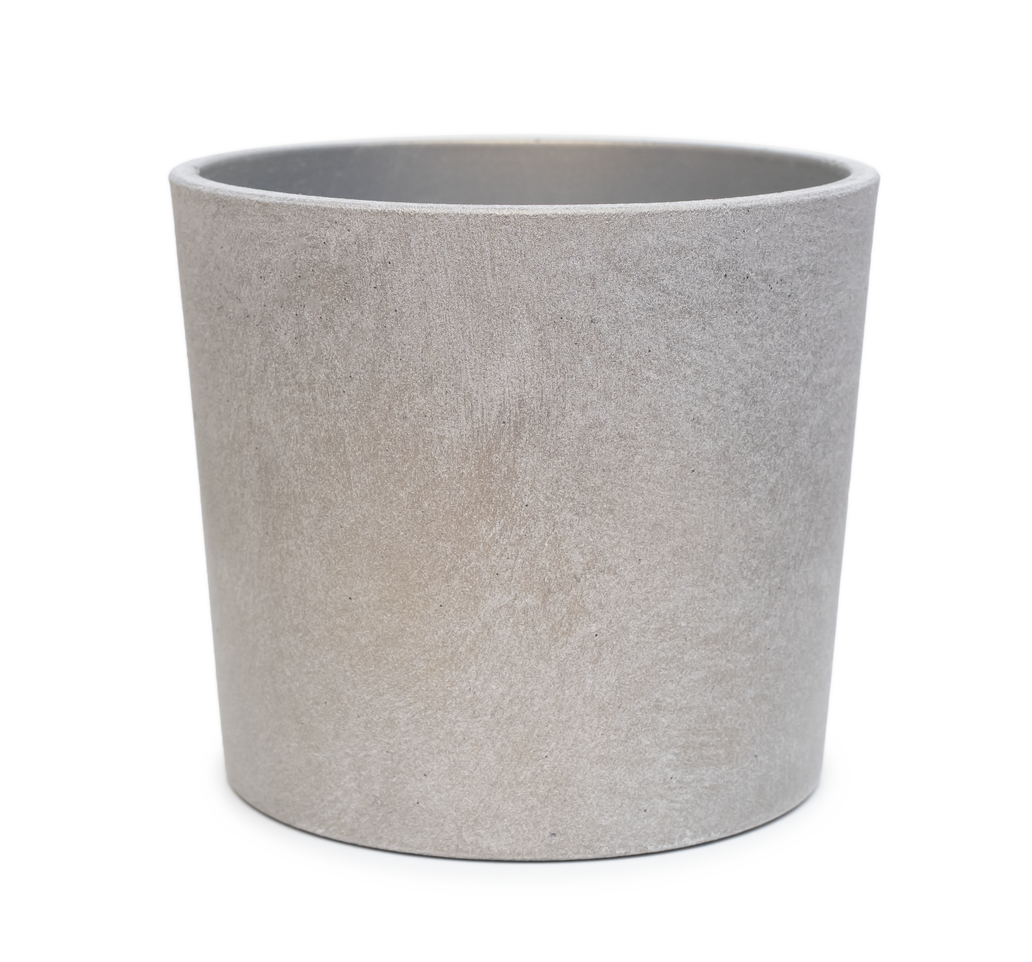 Изображение товара Кашпо бетонное Аура св-серый кедр №6 для комнатных растений стильное и прочное