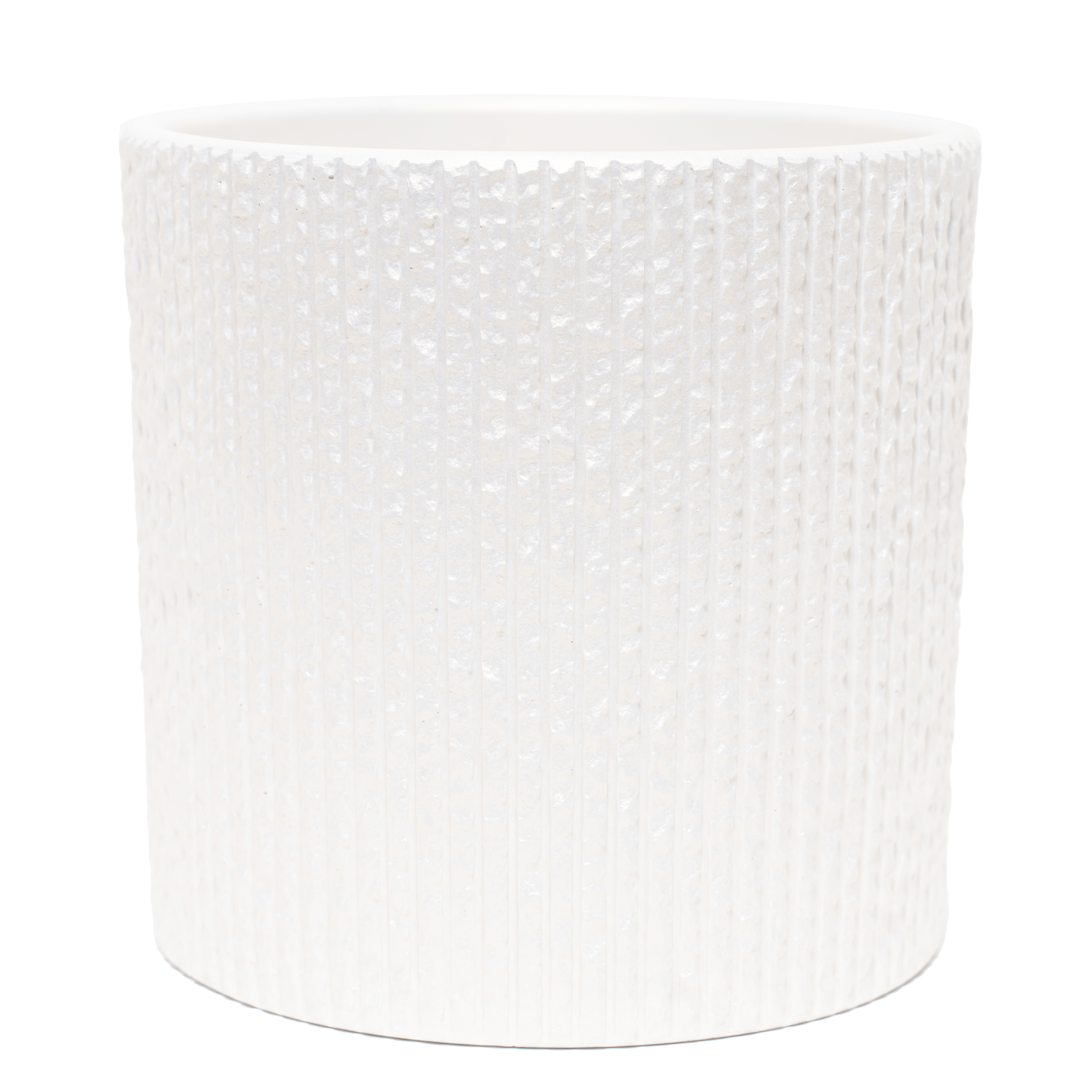 Изображение товара Кашпо бетонное Вельвет жемчуг цилиндр №2