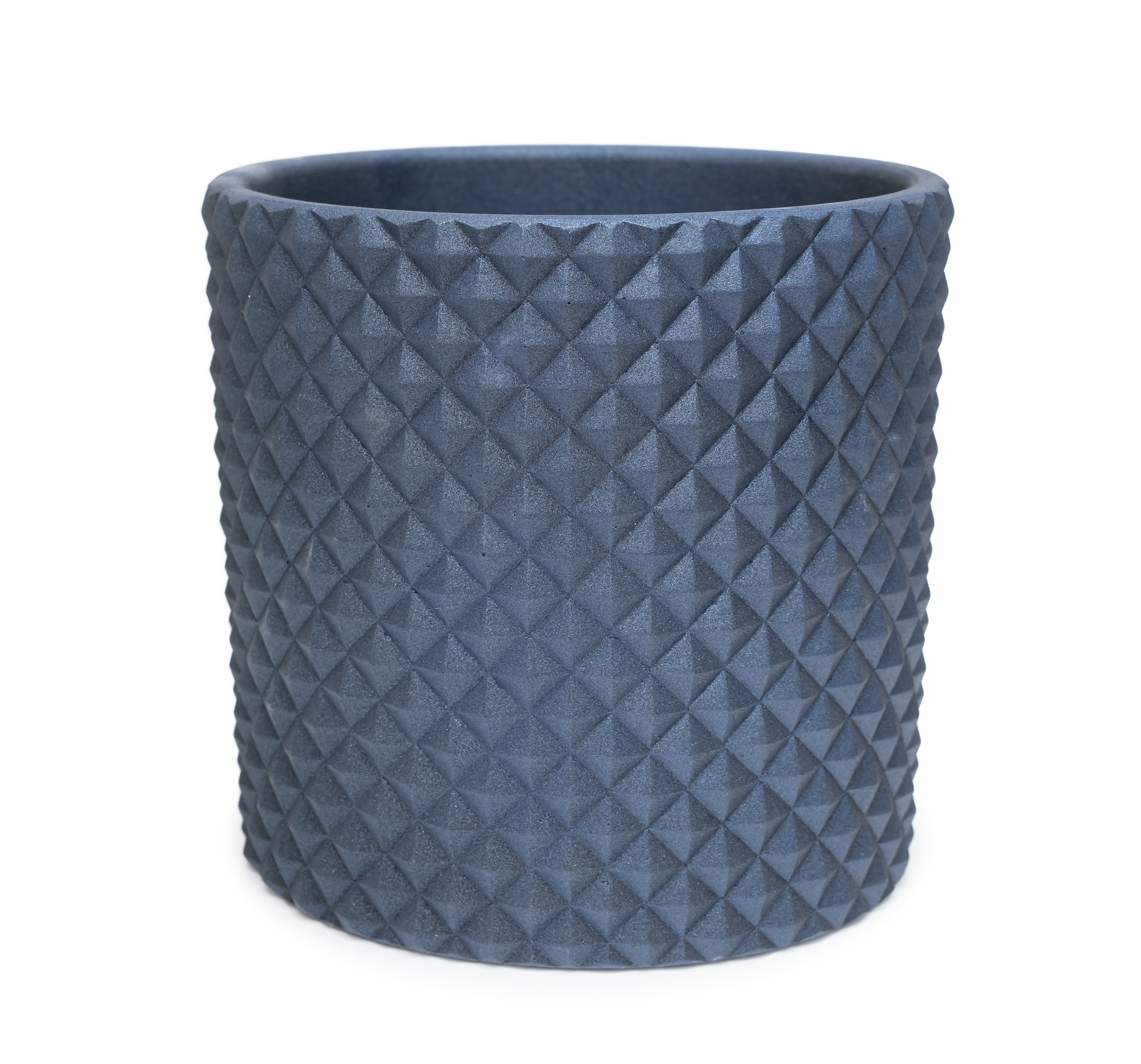 Изображение товара Бетонное кашпо Грань микс цилиндр №2 для комнатных растений стильный декор интерьера