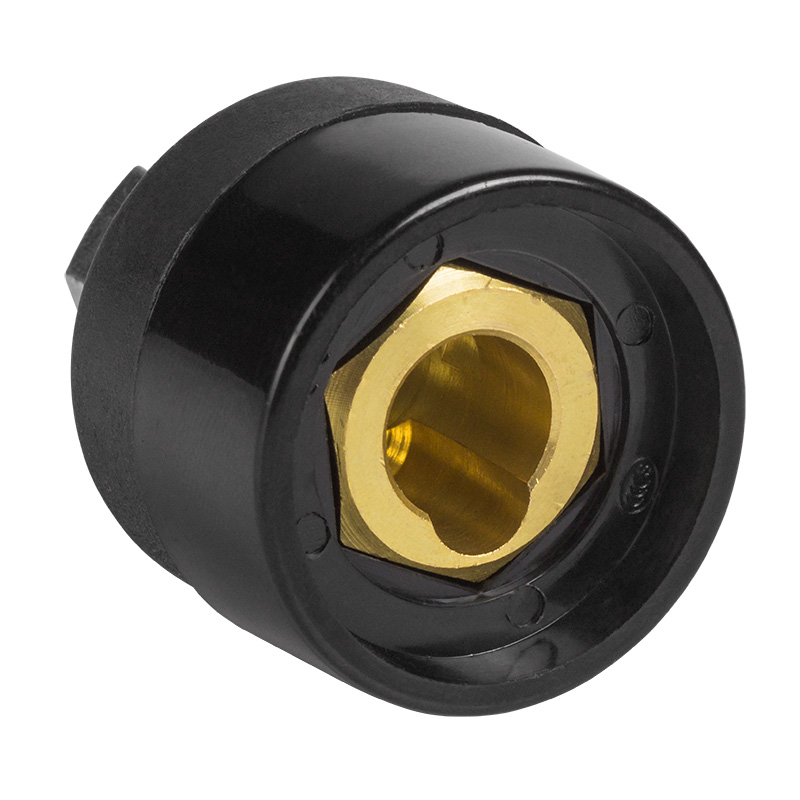 Изображение товара Розетка панельная сварочная для кабелей 10-25 мм² REXANT СКРП ударопрочный пластик