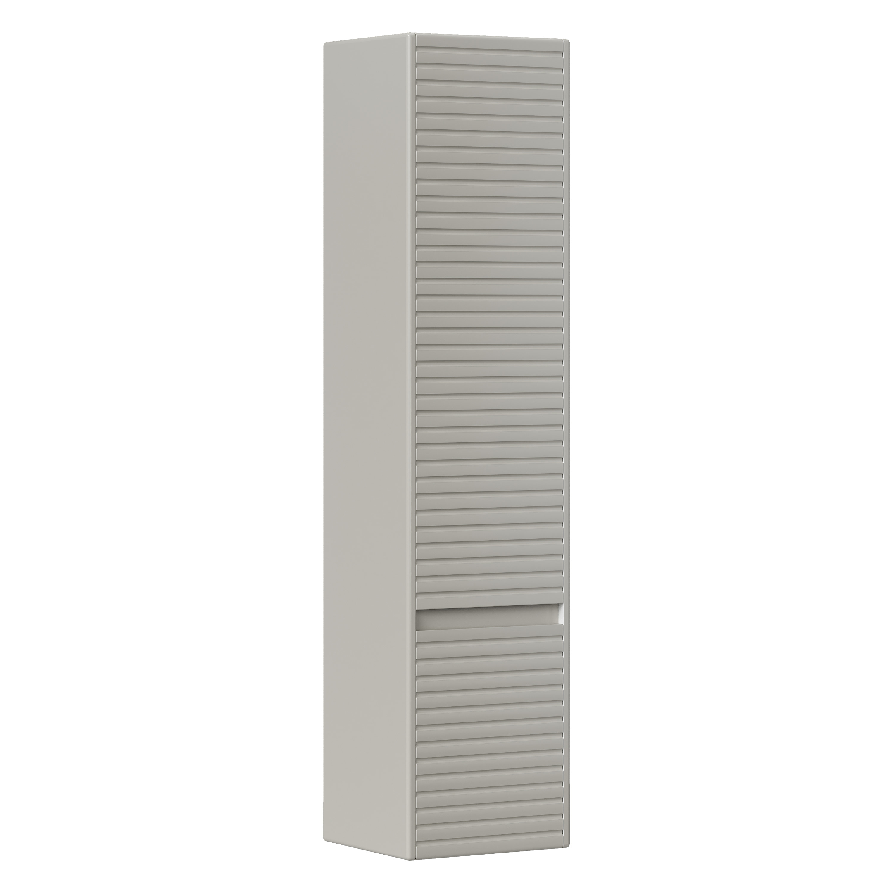 Изображение товара Пенал подвесной Кранц 35 серый шелк современный дизайн и надежная фиксация