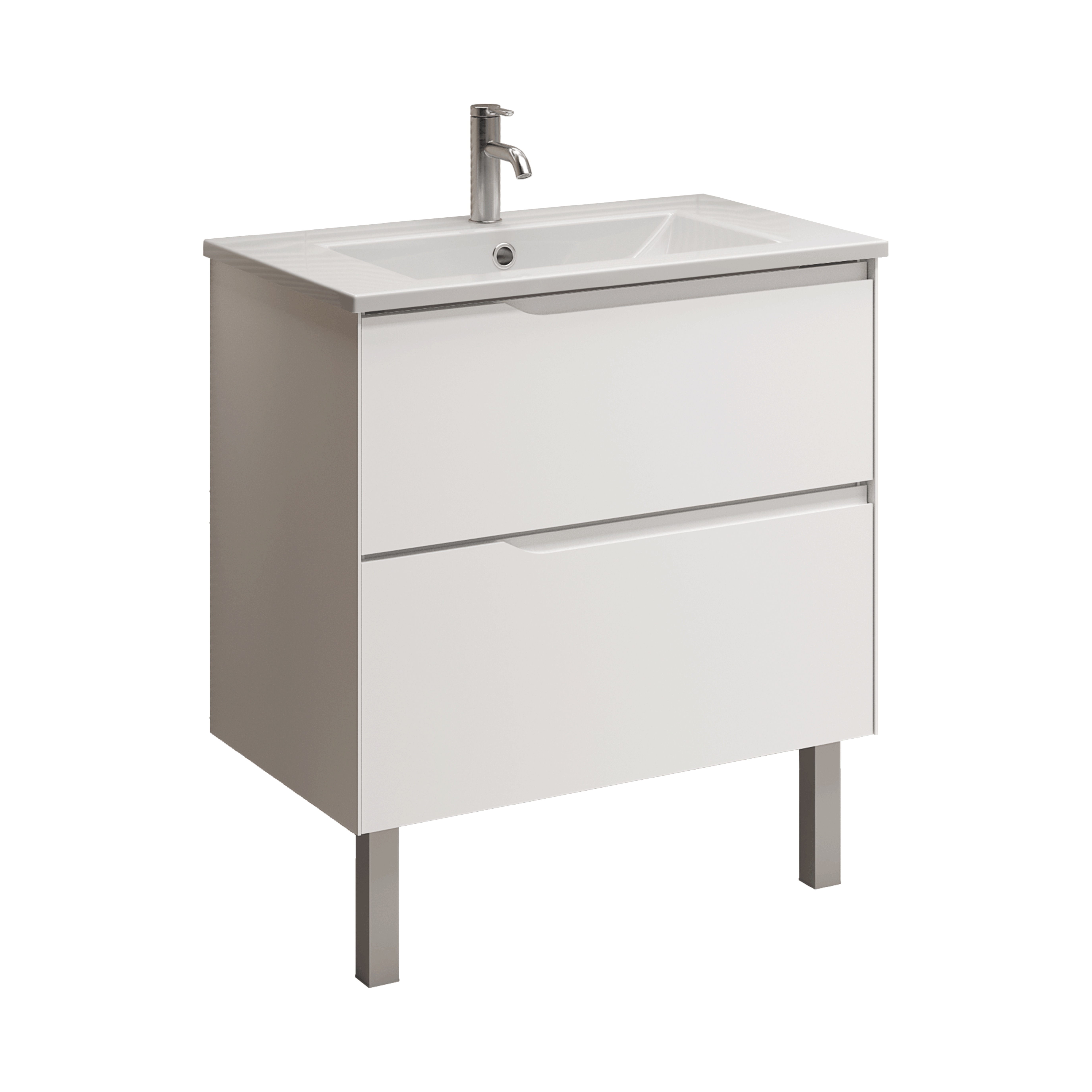 Изображение товара Универсальная тумба под раковину Солар 75.2Y дуб Quadro Ванная комната