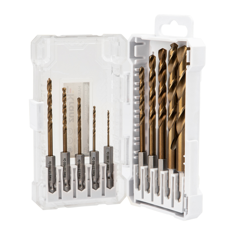 Изображение товара Набор сверл по металлу Kranz на 10 мм с шестигранным хвостовиком