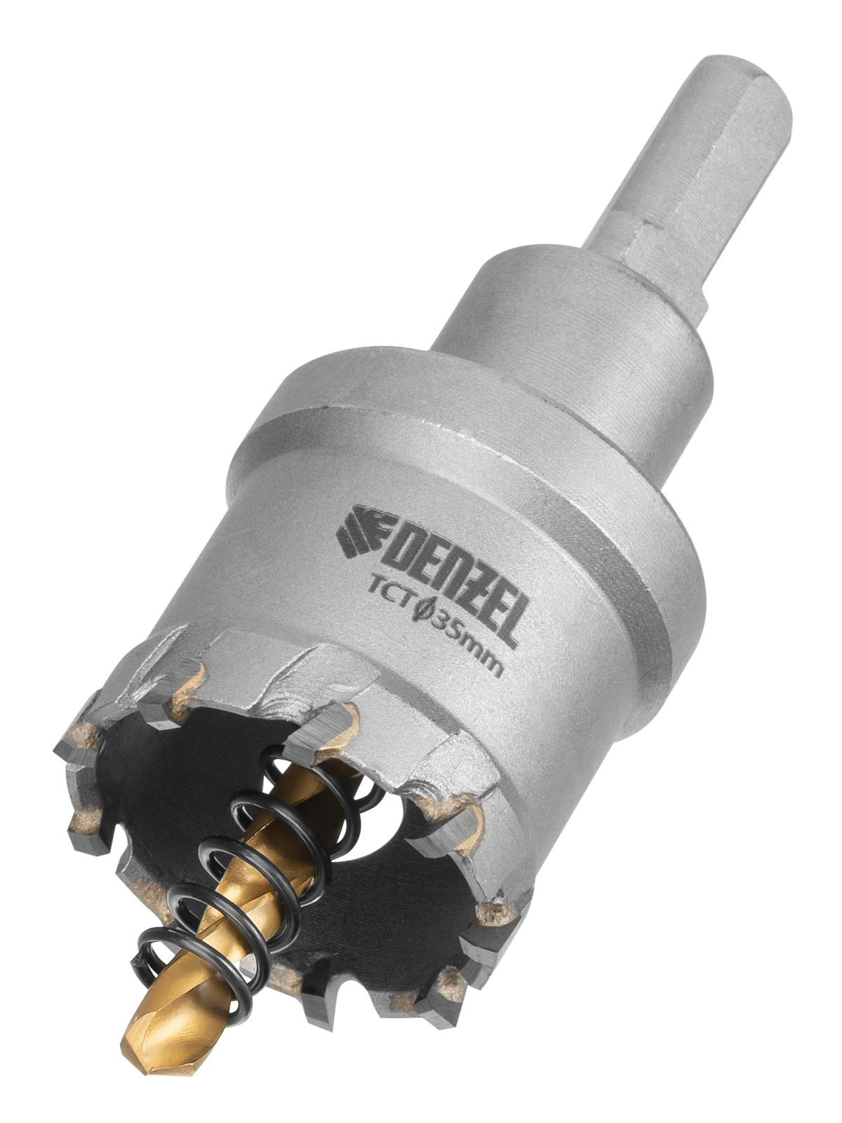 Изображение товара Коронка для металла Denzel 724011 35 мм - прочный инструмент для сверления