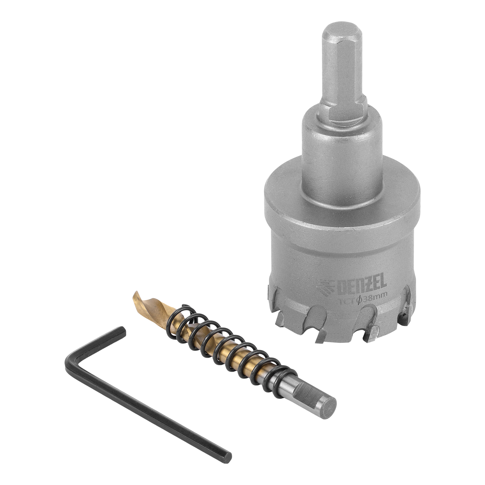 Изображение товара Коронка для металла Denzel 724012 38 мм твердосплавная для сверления