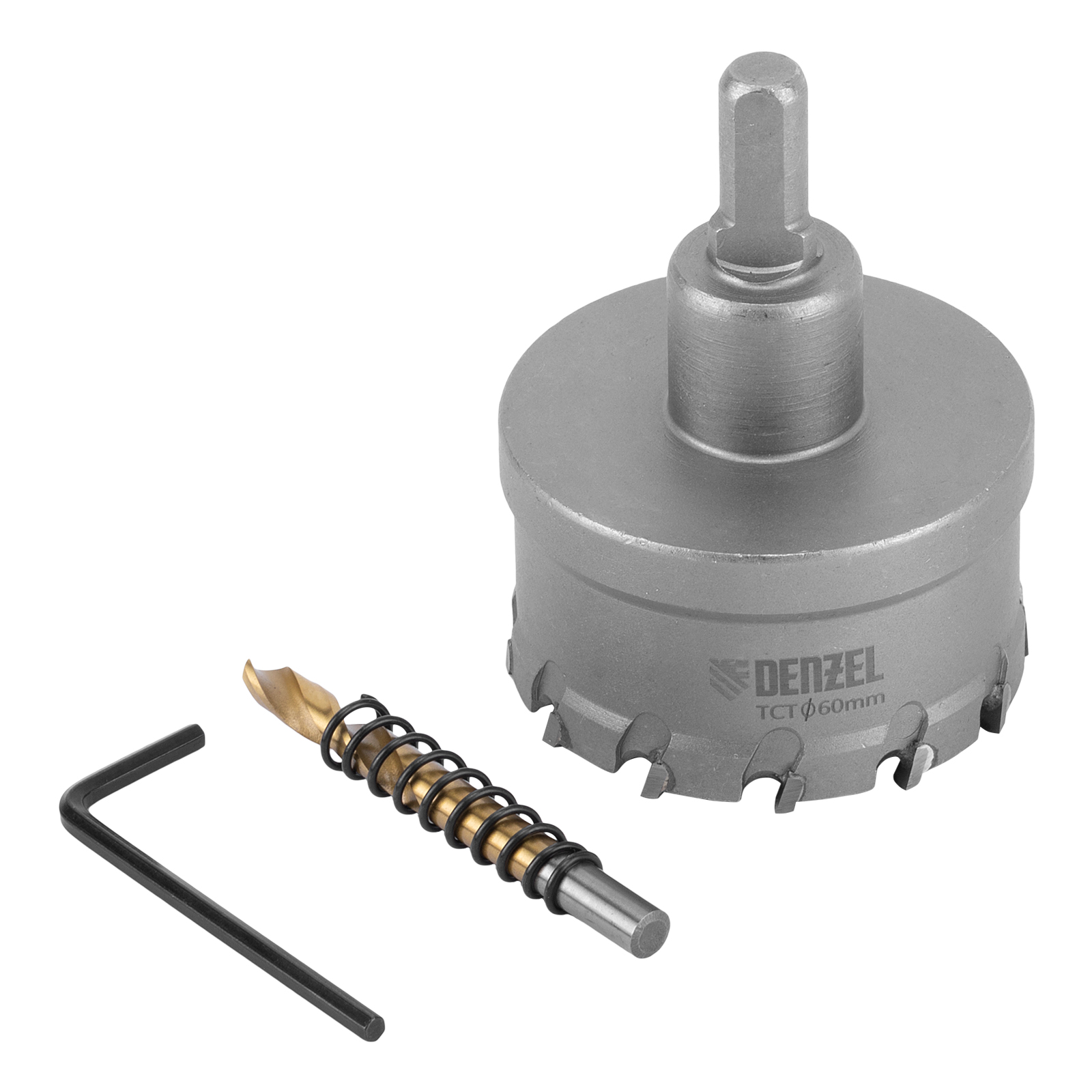 Изображение товара Коронка для металла Denzel 724017 60 мм профессиональная для сверления металлов