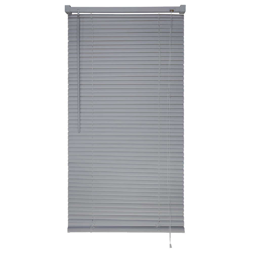 Изображение товара Горизонтальные пластиковые жалюзи серого цвета 70х160см Эскар