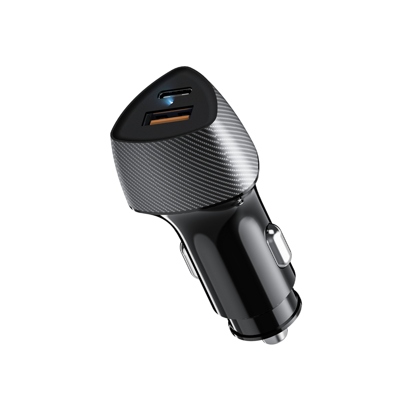 Изображение товара Автомобильное зарядное устройство REXANT 20 Вт USB-A QC 3.0 + USB-C PD черное