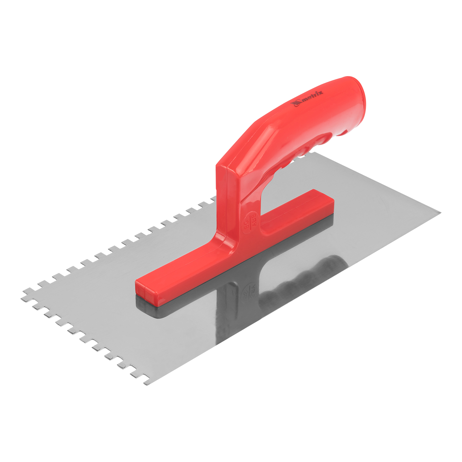 Изображение товара Гладилка MATRIX 280x130 мм зеркальная полировка зуб 6x6 мм