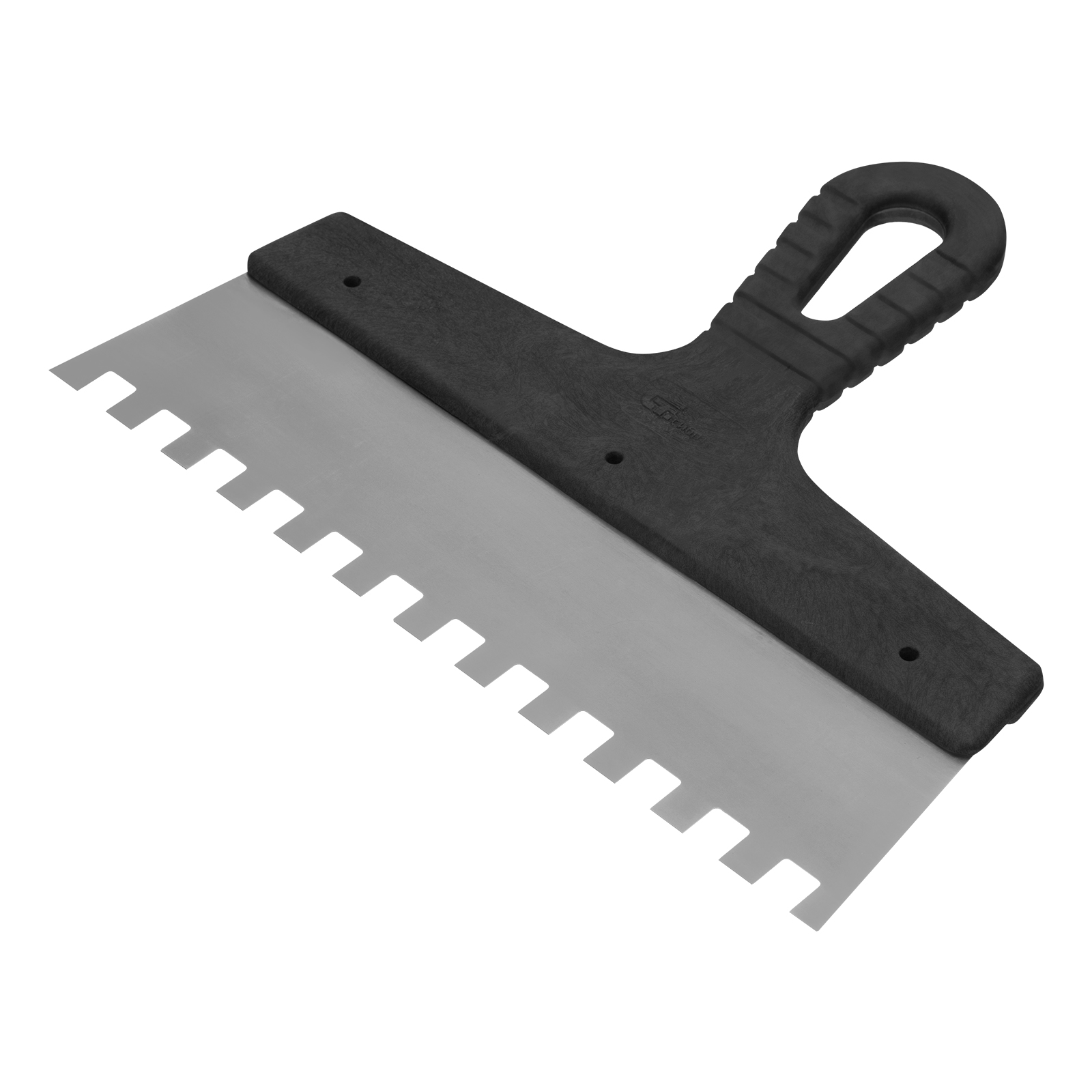 Изображение товара Шпатель из нержавеющей стали 250 мм с зубцами 10x10 мм от Сибртех