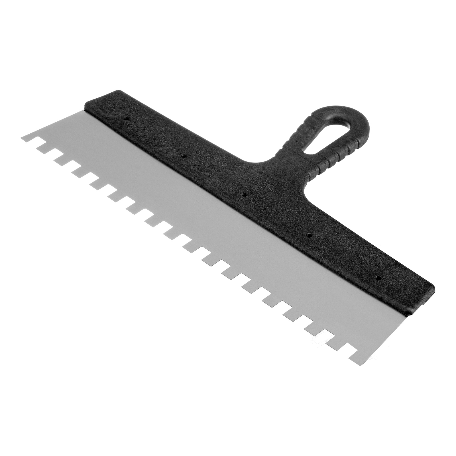 Изображение товара Шпатель Сибртех из нержавеющей стали 350 мм с зубами 10x10 мм