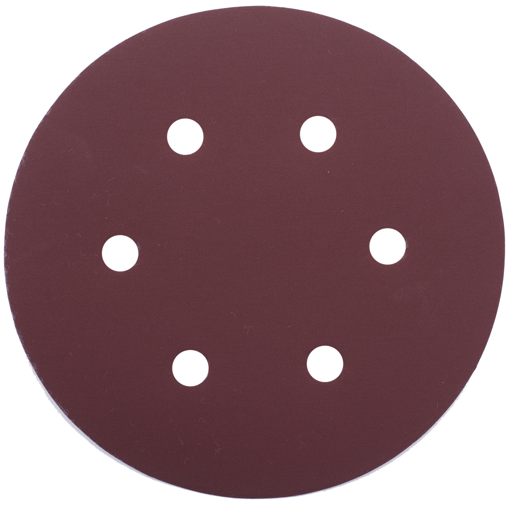 Изображение товара Шлифовальный диск FLEXIONE Velcro 6 отверстий P180 150 мм 5 шт