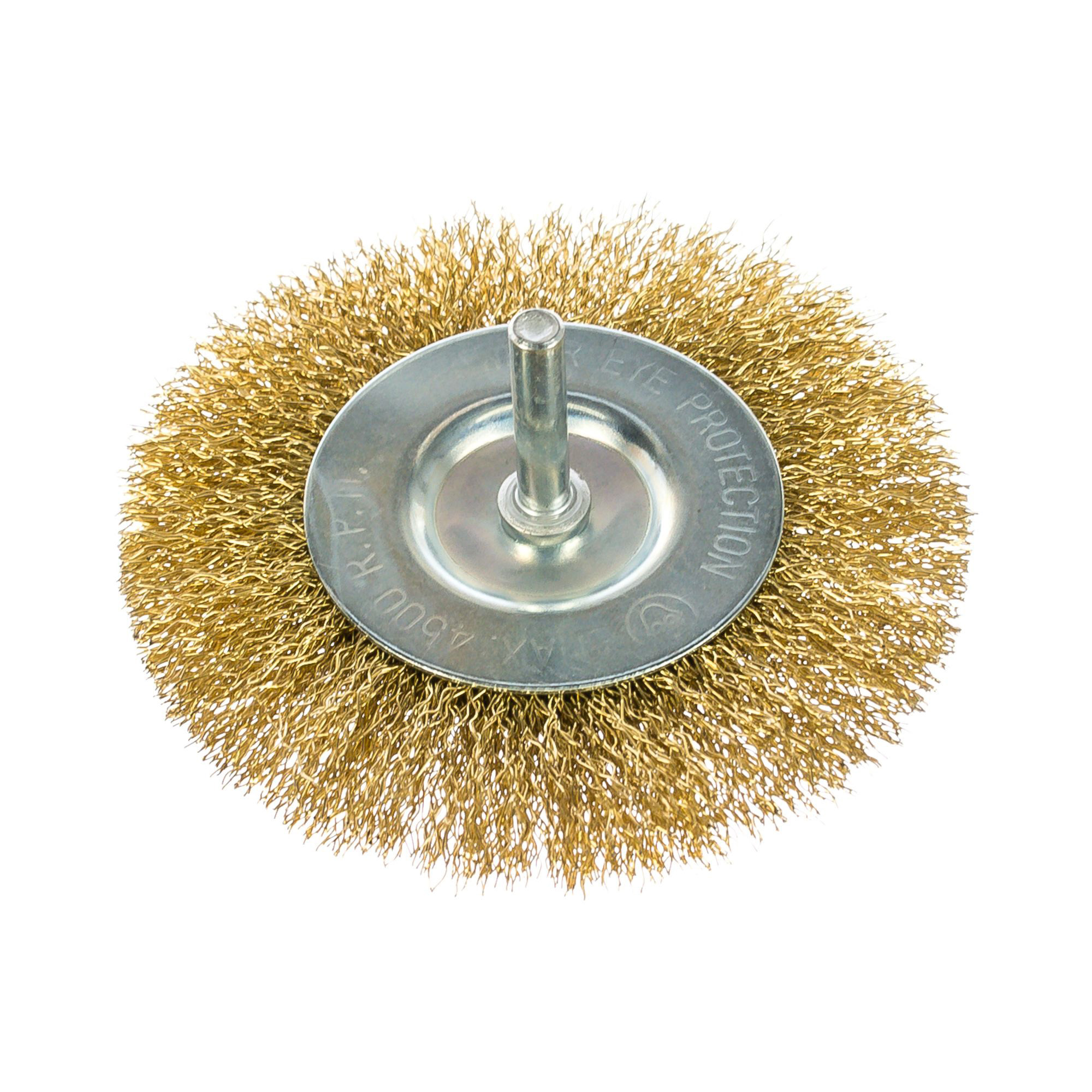 Изображение товара Обдирочная кордщетка FLEXIONE 60 мм для дрели, латунь, 1 шт