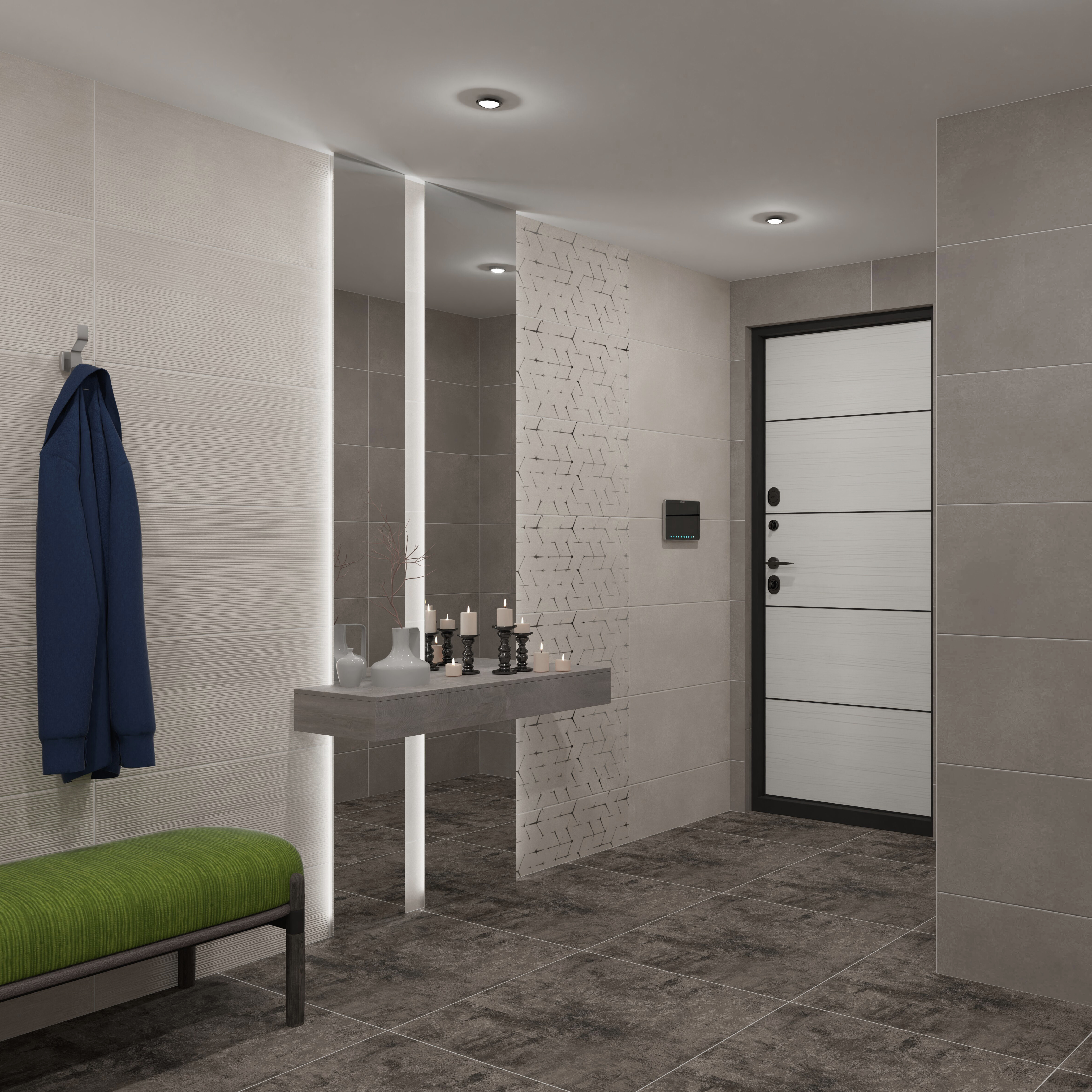 Изображение товара Керамическая плитка Альтеа серого цвета 30х60 см для стен