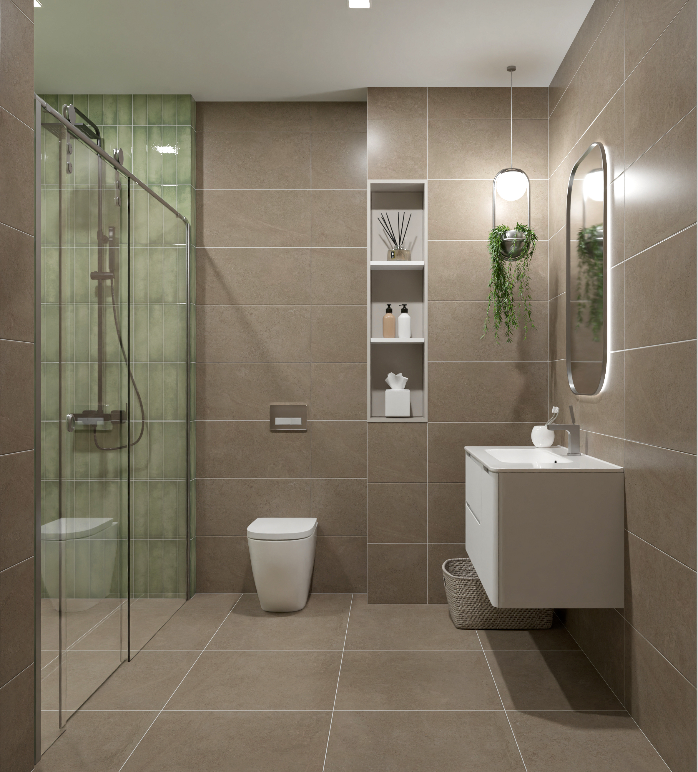 Изображение товара Керамогранит Azori Sandstone коричневый 60Х60 см для полов и стен