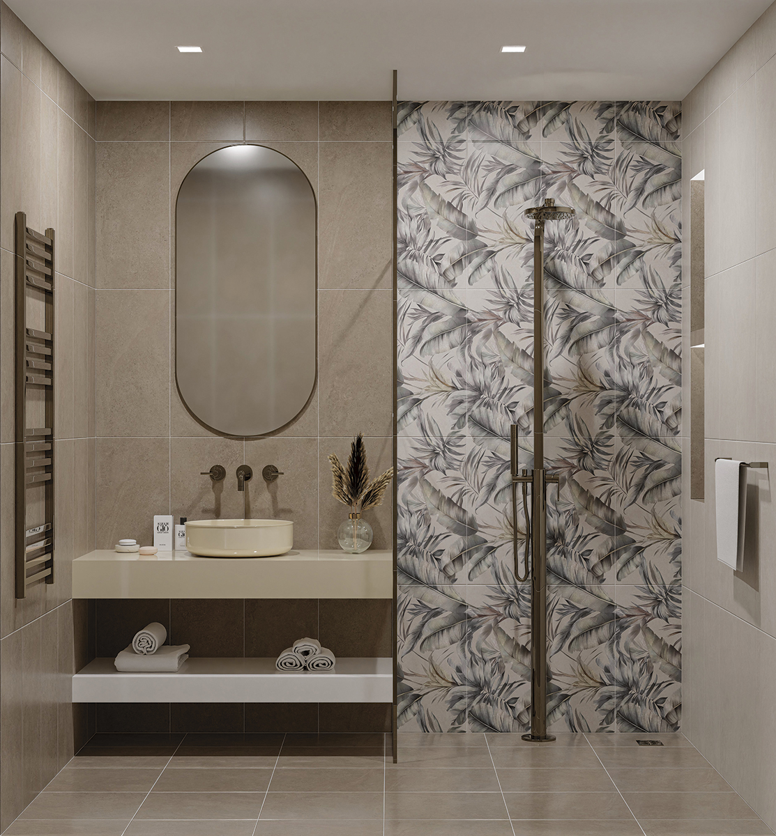 Изображение товара Плитка Настенная Azori Sandstone коричневый 31,5Х63 см 1,79 м²