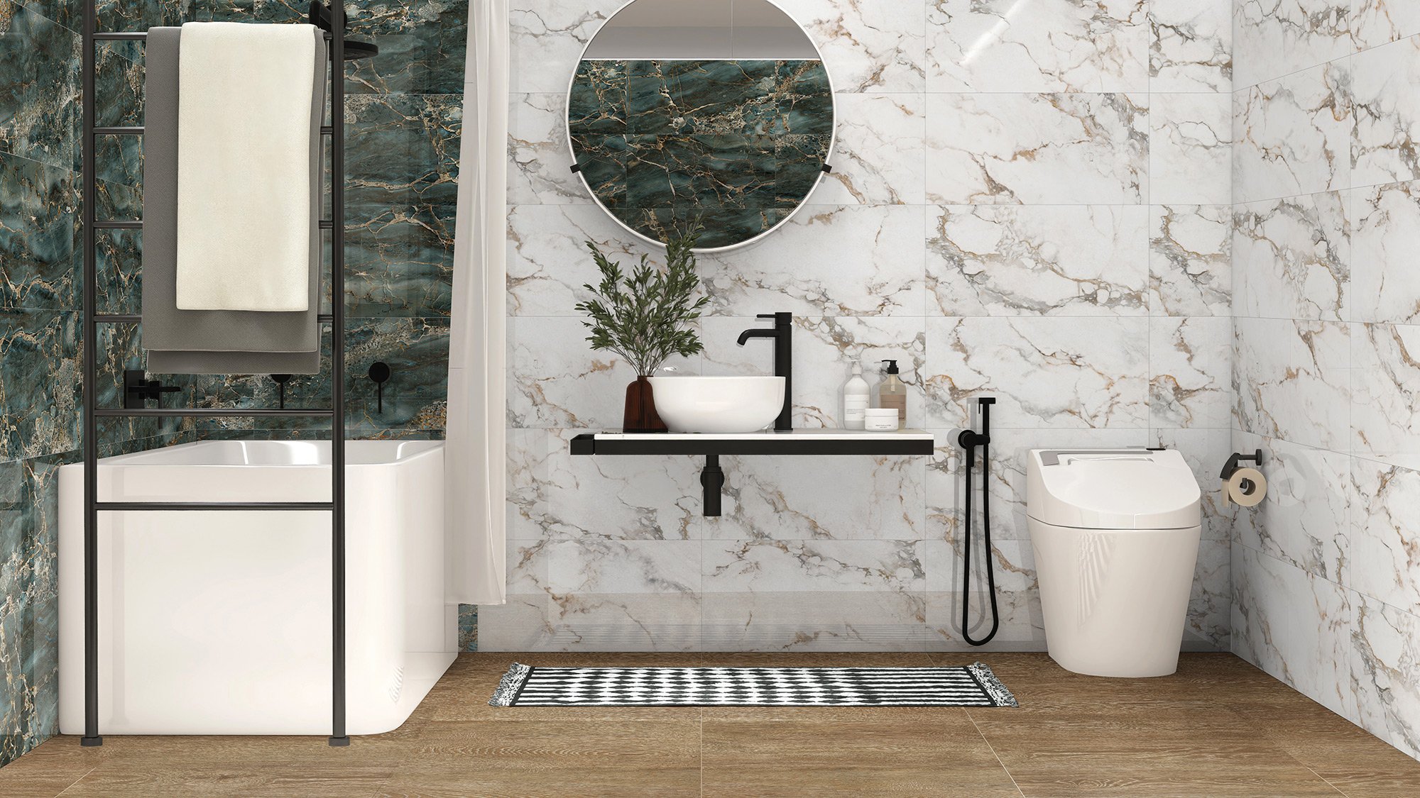 Изображение товара Плитка настенная Global Tile Marigold белый 30X60 см 1,62 м² для стен