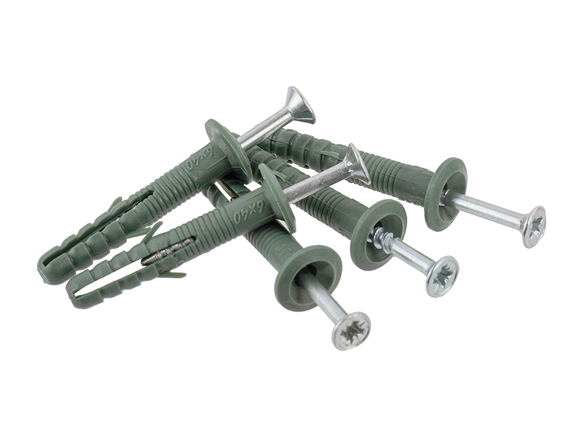 Изображение товара Дюбель-гвоздь КЭС 6х40 мм гриб 50 шт