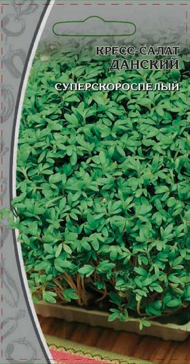 Изображение товара Семена Кресс-салат Данский 1гр