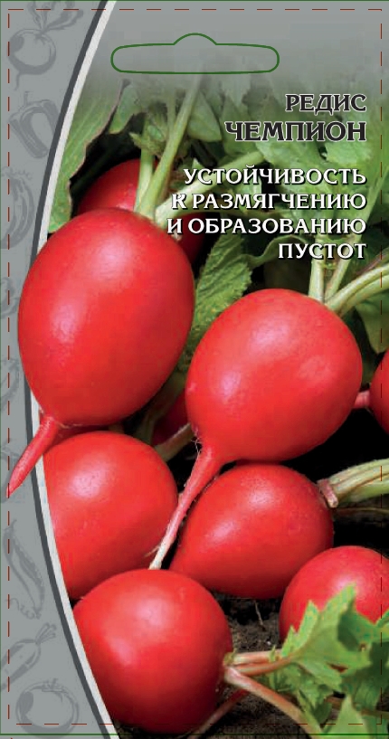 Изображение товара Семена Редис Чемпион 3г